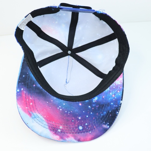 Vintage Fortnite Galaxy Print Ball Cap Hat One Size Adjustable Snapback Rare - Picture 8 of 11